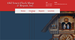 Desktop Screenshot of oldtownclock.com