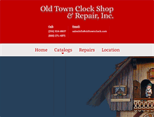Tablet Screenshot of oldtownclock.com